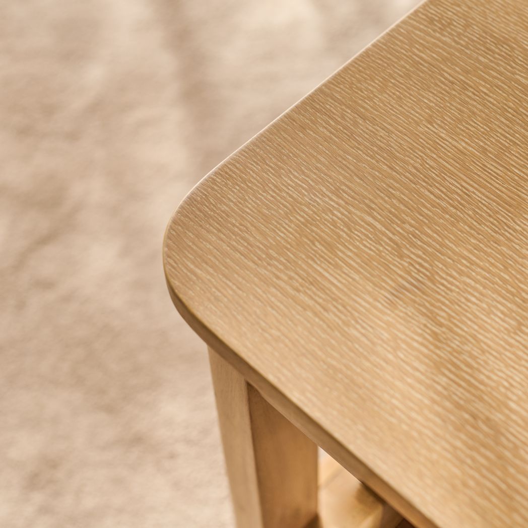 Noah Whitewash Oak Rectangular Coffee Table - Laura James