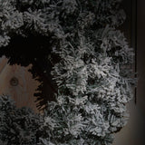 Norrbo 50cm Frosted Christmas Wreath - Laura James 