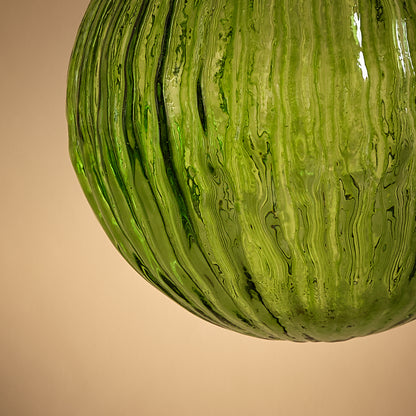 Orai 7cm Glass Baubles - Set of 3 - Olive Green - Laura James 