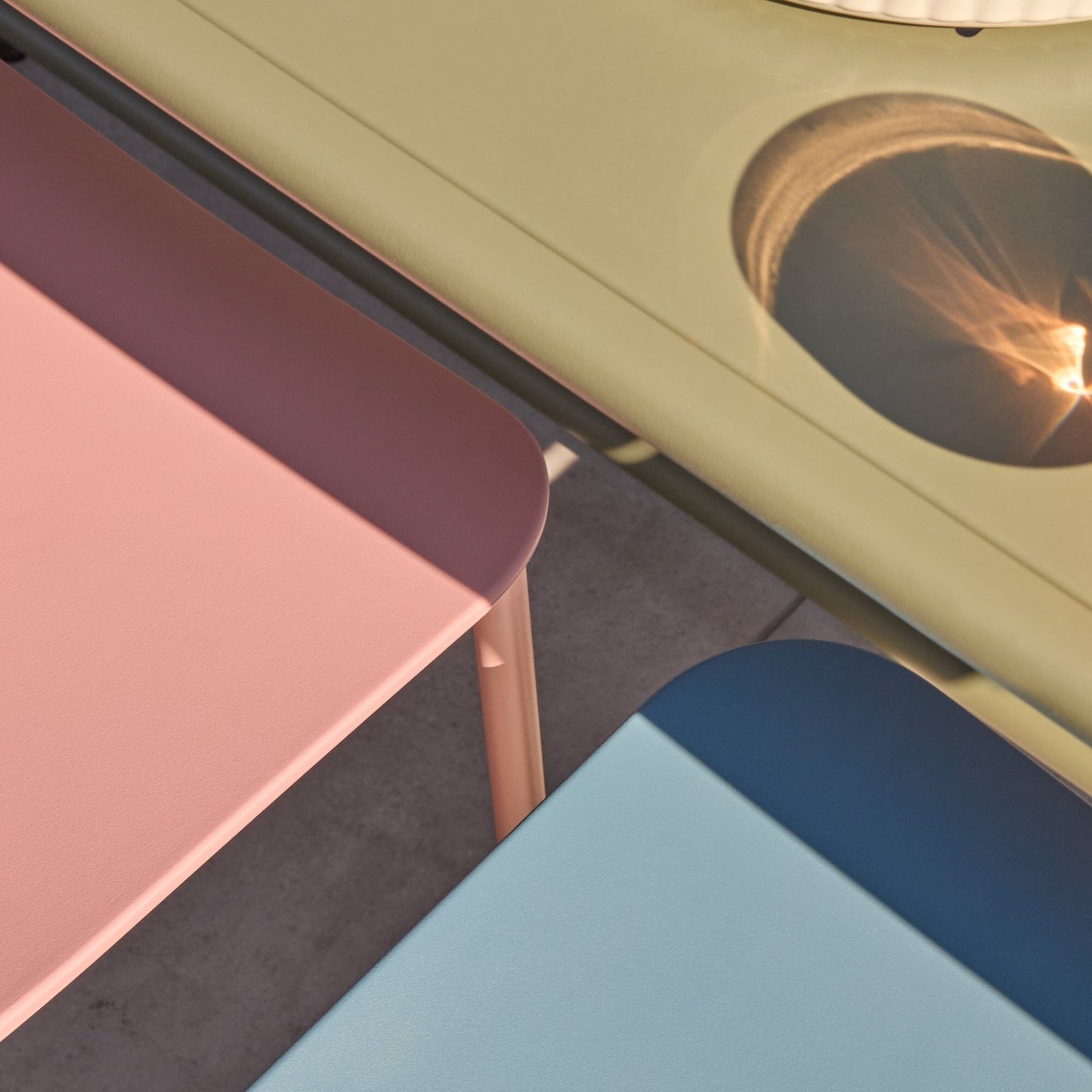 Wilder Metal 6 Seater Garden Table Set with Wren Garden Chairs - Laura James 