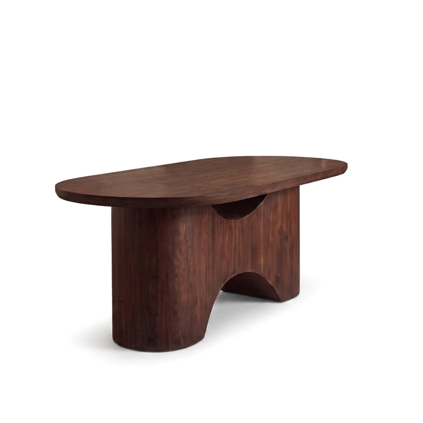 Octavia 220cm Coffee Brown Mango Wood Dining Table - Laura James 