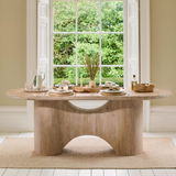 Octavia 220cm Limewash Dining Table