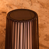 Octon 50cm Solar Outdoor Lantern - Black - Laura James