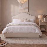Odette Double Ottoman Bed - Ivory - Laura James 
