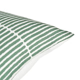 Odisha 45x45cm Striped Cushion Cover - Olive - Laura James 