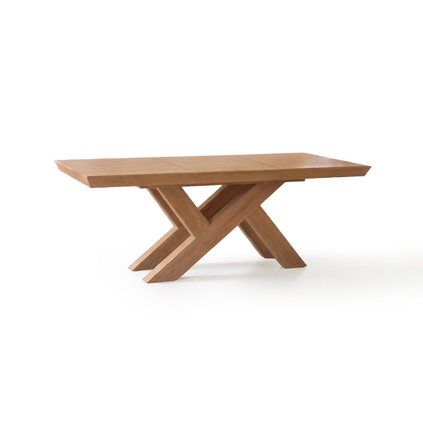 Olivia 160-240cm Pale Oak Dining Table - Laura James 