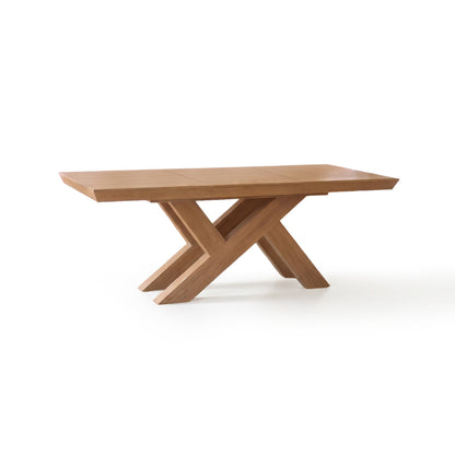 Olivia 160-240cm Pale Oak Dining Table - Laura James 