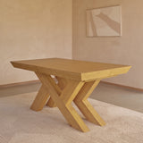 Olivia 160-240cm Pale Oak Dining Table Set - 6 Seater - Ella Pale Oak Carver Chairs