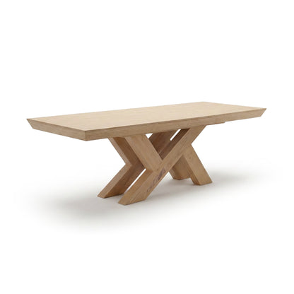 Olivia 160-240cm Whitewash Oak Dining Table - Laura James 