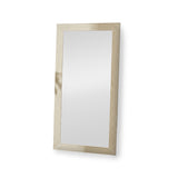 Orkney 180x90cm Wooden Mirror - Oatmeal - Laura James