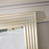 Orkney 100x70cm Wooden Mirror - Oatmeal - Laura James 