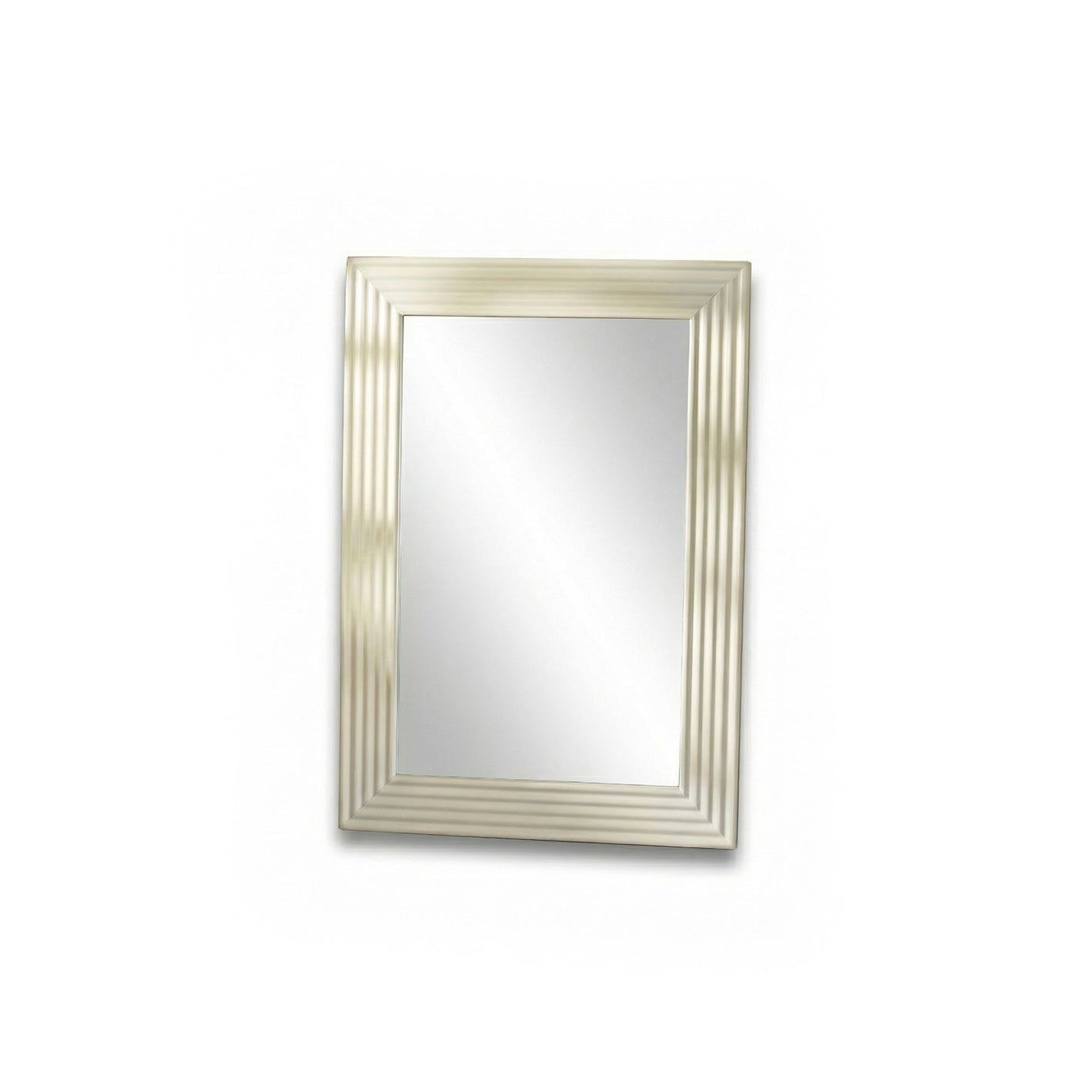 Orkney 100x70cm Wooden Mirror - Oatmeal - Laura James