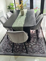 Orla Black Mango Wood Dining Table