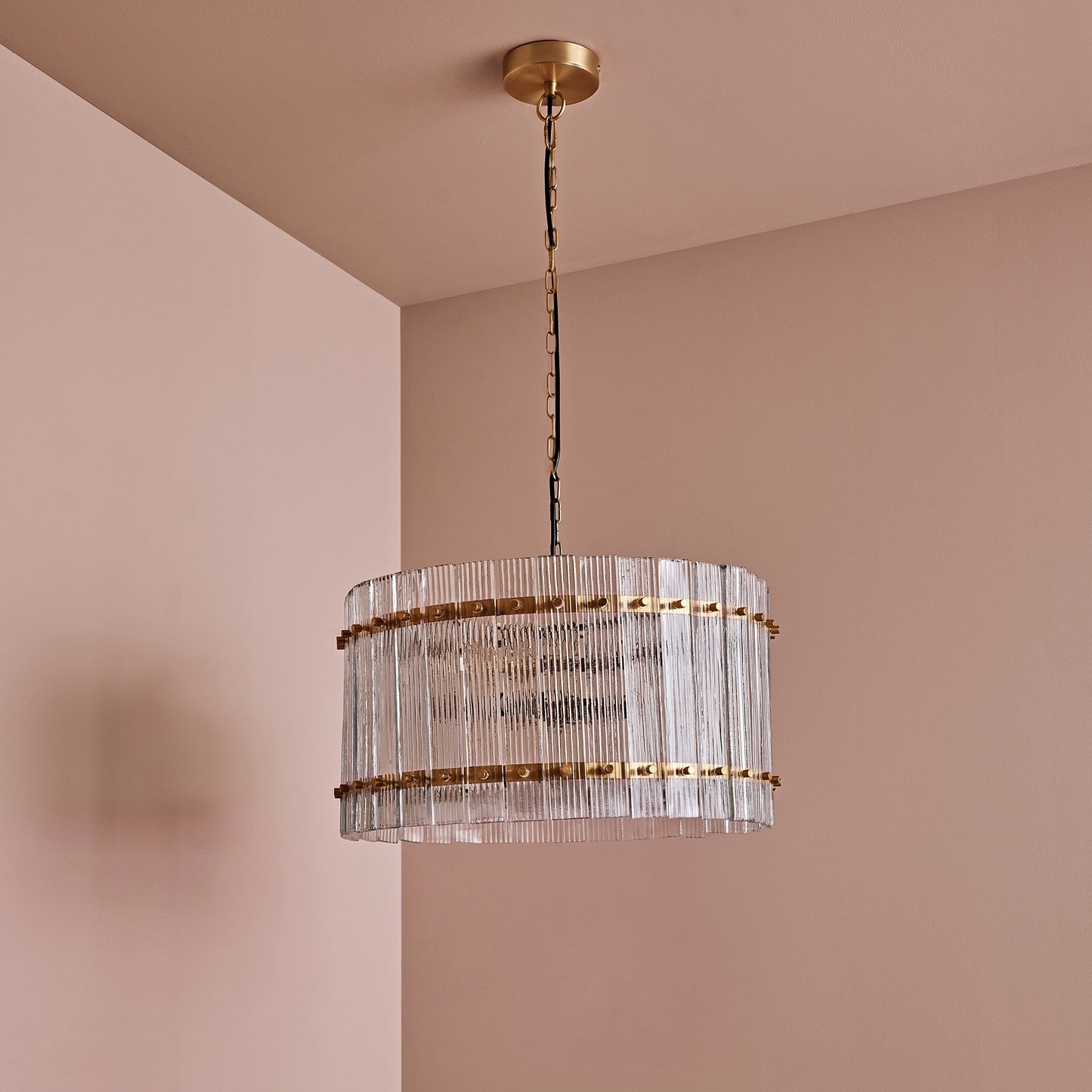 Orleton 56cm Chandelier - Heirloom Brass - Laura James 