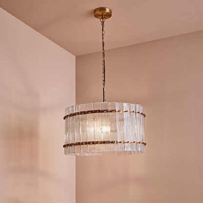 Orleton 56cm Chandelier - Heirloom Brass - Laura James 