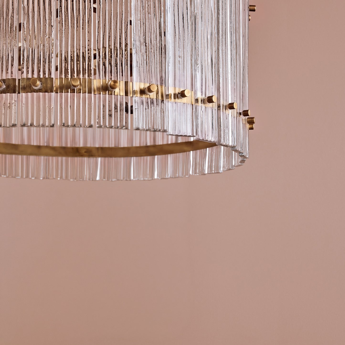 Orleton 56cm Chandelier - Heirloom Brass - Laura James 
