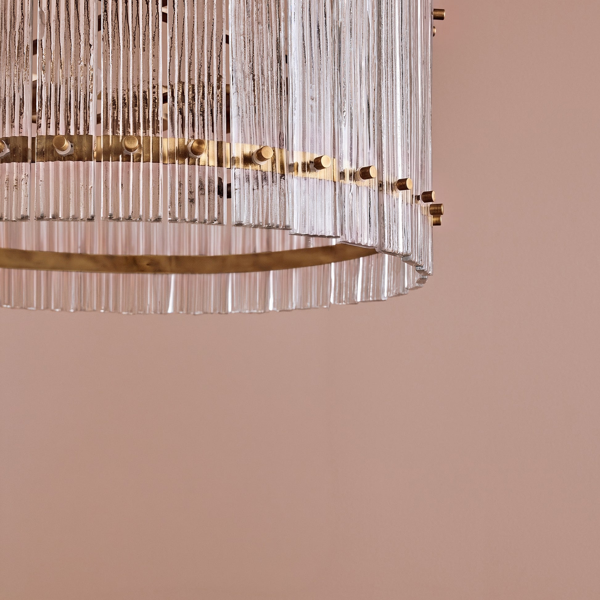 Orleton 56cm Chandelier - Heirloom Brass - Laura James 