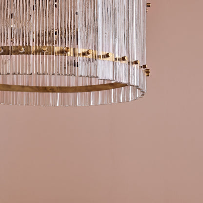 Orleton 56cm Chandelier - Heirloom Brass - Laura James 