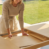 Paul Pale Oak Extending Dining Table - Laura James 