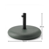 Parasol Base 25kg - Green Concrete - Laura James