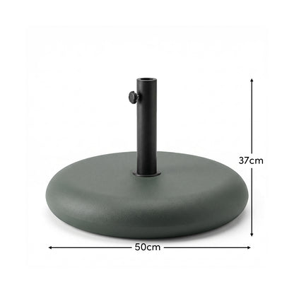 Parasol Base 25kg - Green Concrete - Laura James
