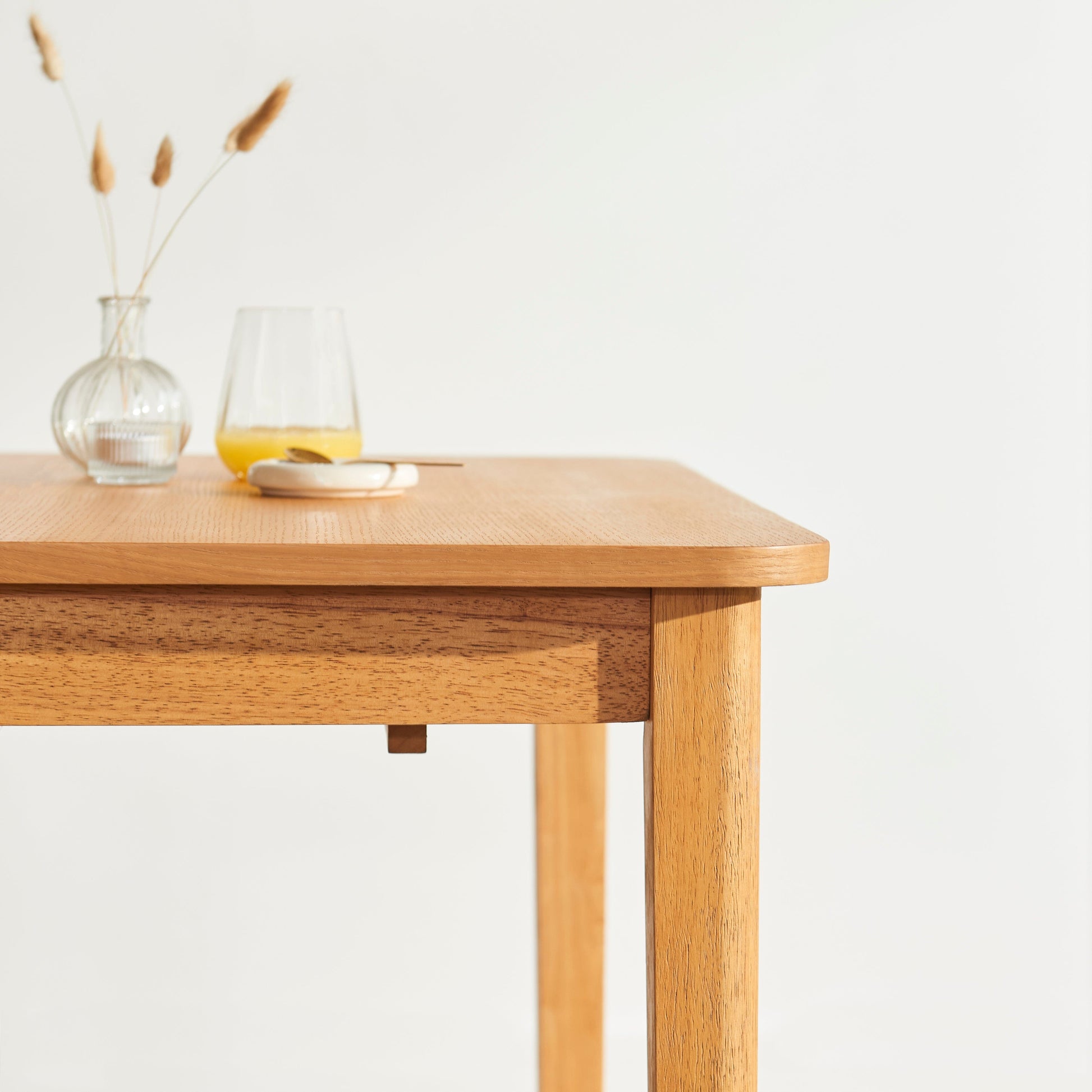 Paul 116cm Extending Dining Table - Pale Oak - Laura James 