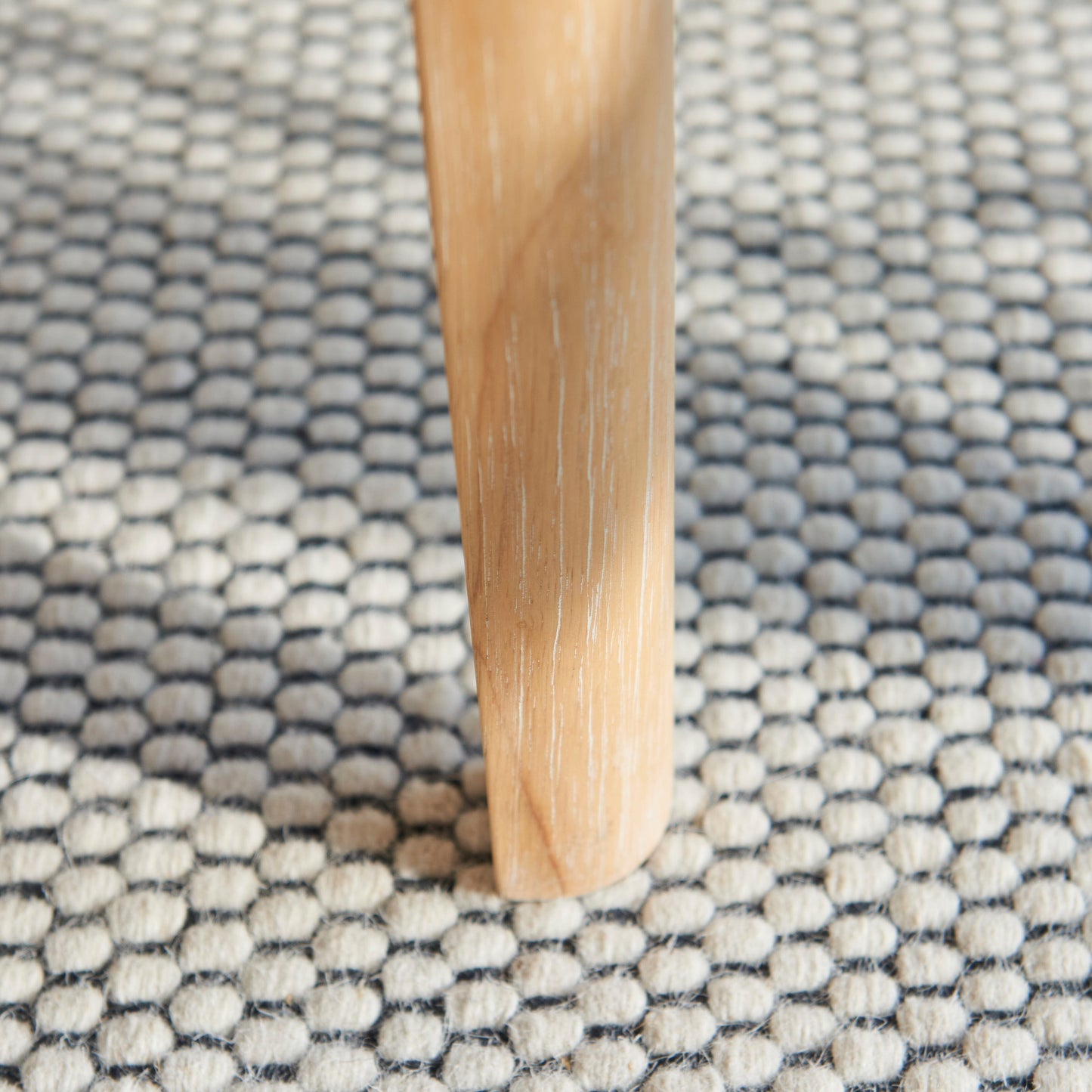 Paul 116cm Extending Dining Table - Whitewash Oak - Laura James 