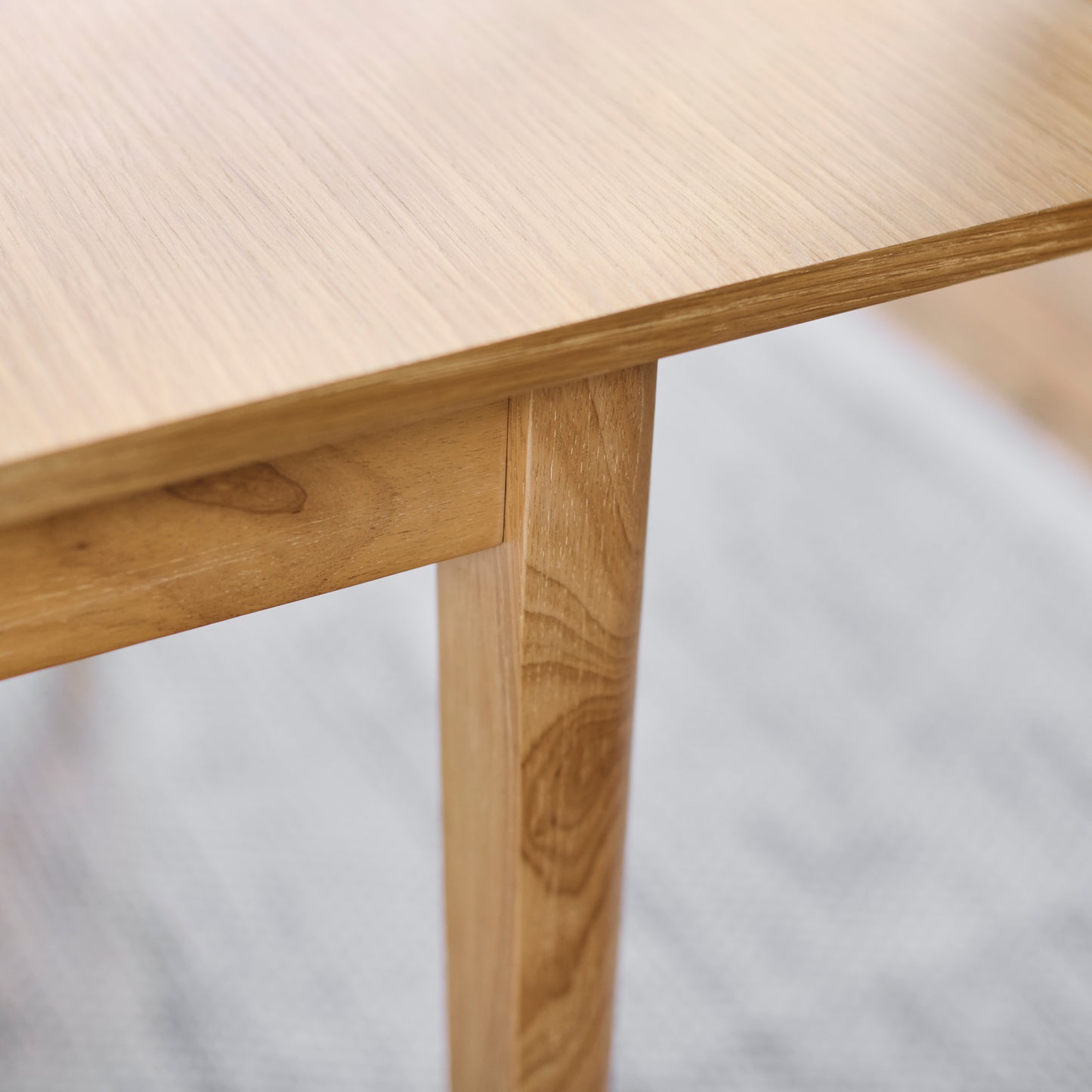 Paul 118-158cm Extending Dining Table with 2 Tilly 150cm Whitewash Oak Benches - Laura James