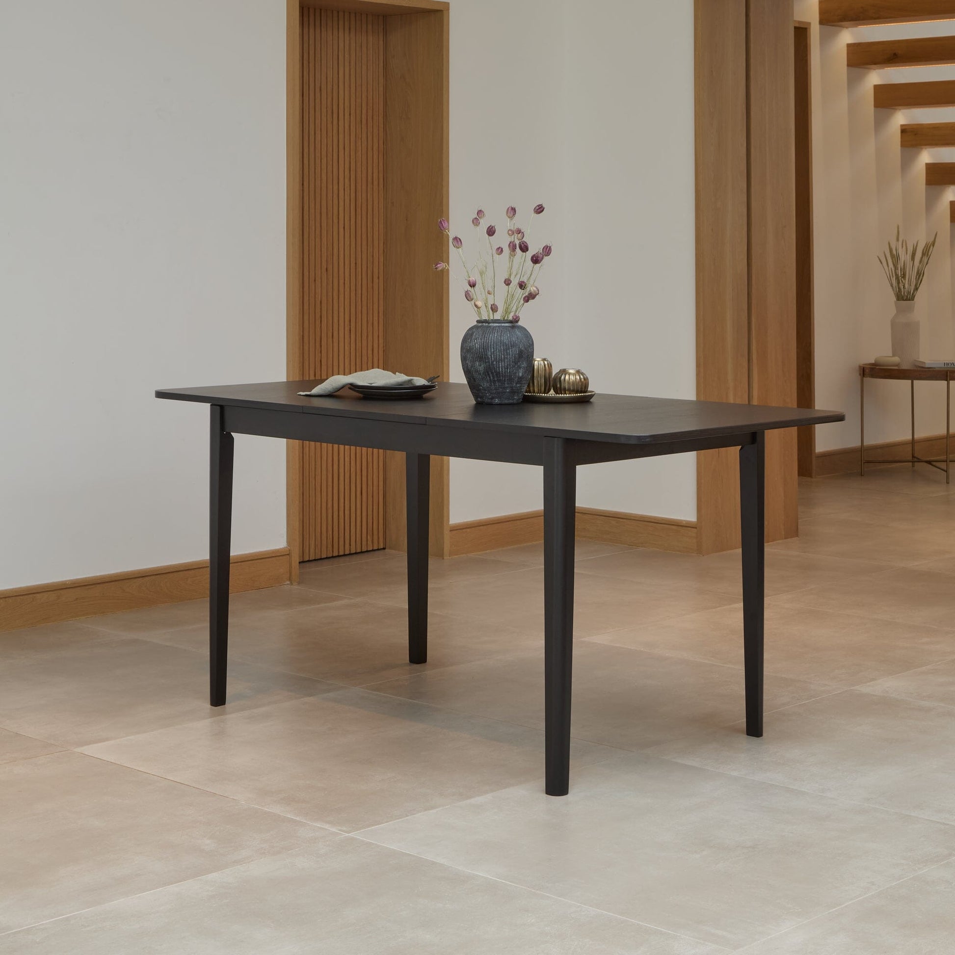 Paul Black Oak Extending Dining Table - Laura James