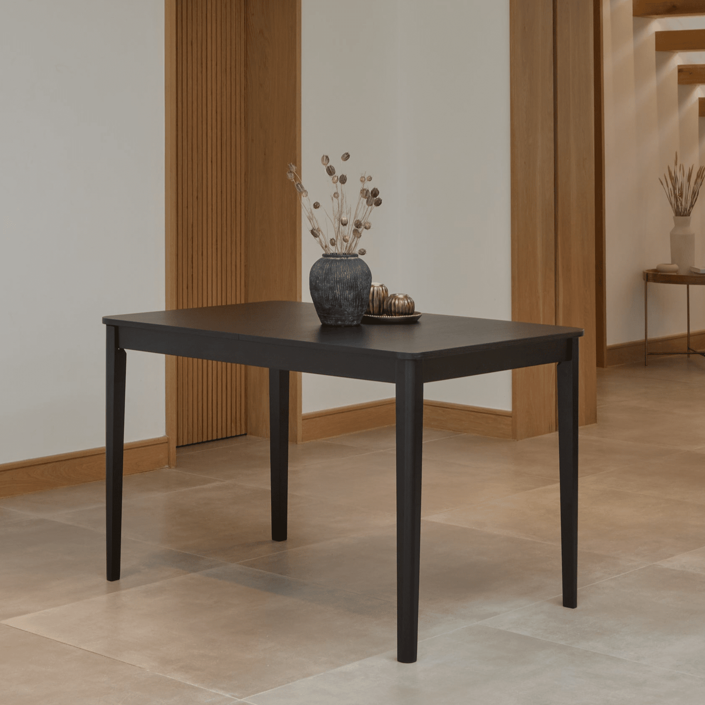 Paul Black Oak Extending Dining Table - Laura James