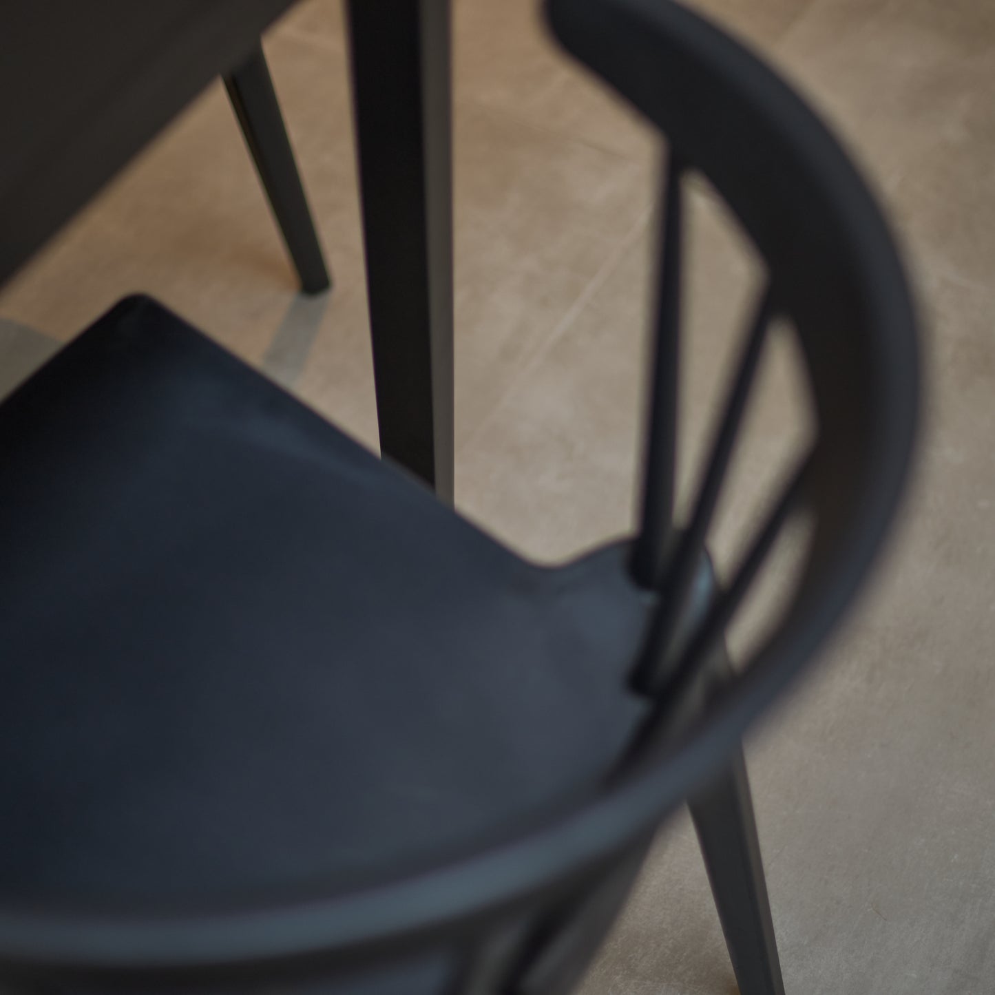 Paul Large Black Oak Extending Dining Table Set - 4 Seater - Agatha Black Dining Chairs - Laura James