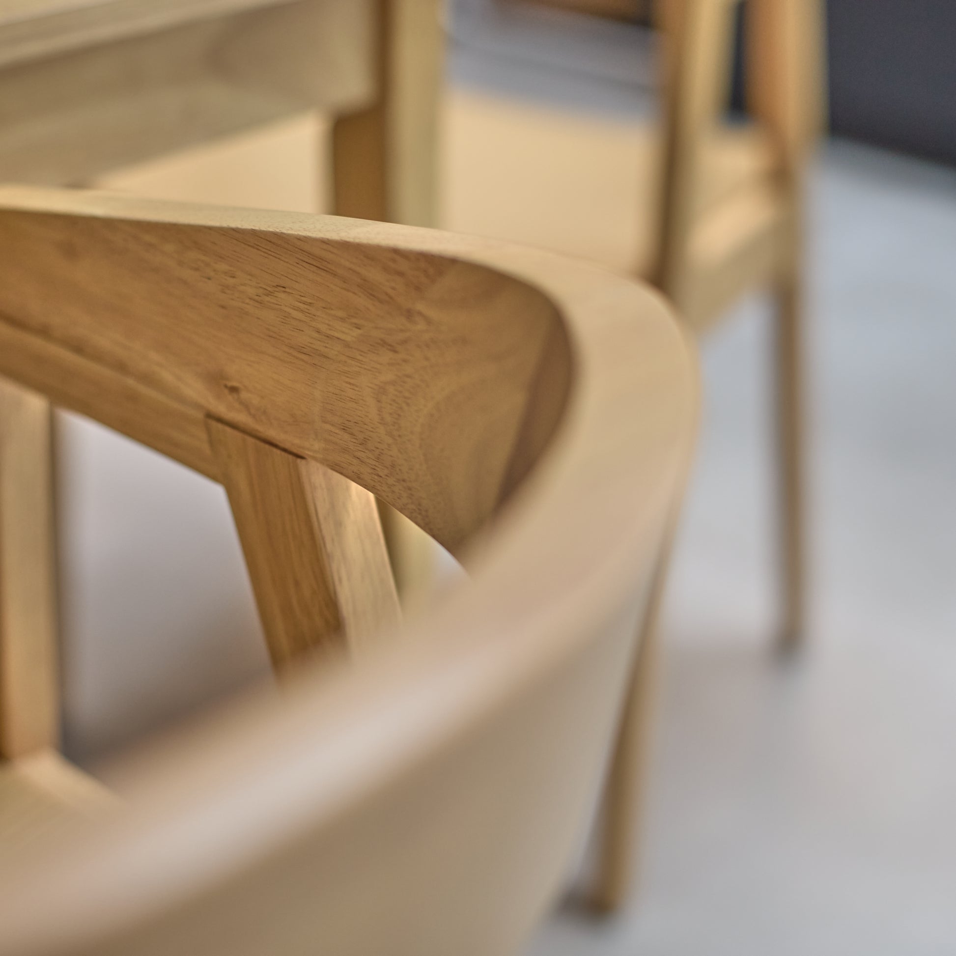 Paul Pale Oak Extending Dining Table Set - 4 Seater - Ella Pale Oak Carver Chairs - Laura James