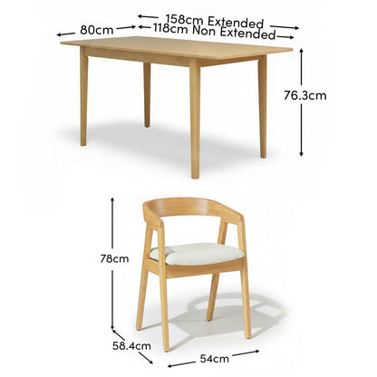 Paul_118-158cm_Extending_Dining_Table_Pale_Oak_Ella_Carver_Dining_Chairs_Off_White_Boucle-21