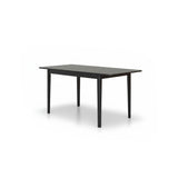 Paul Black Oak Extending Dining Table Set - 6 Seater - Ella Black Oak Carver Chairs- Laura James