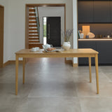 Paul Pale Oak Extending Dining Table - Large - Laura James