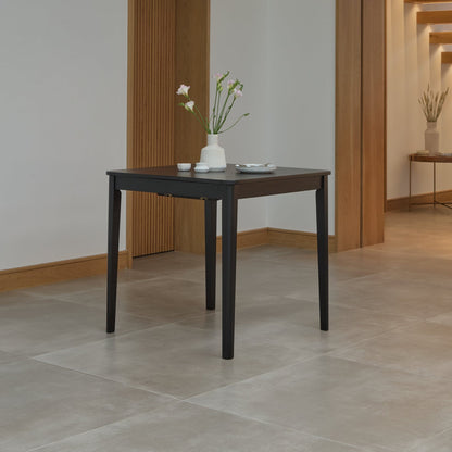 Paul Black Oak Extending Dining Table - Small - Laura James 