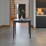 Paul Black Oak Extending Dining Table - Small - Laura James 