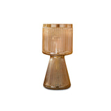 Pimlico 31cm Glass Lamp - Champagne - Laura James 