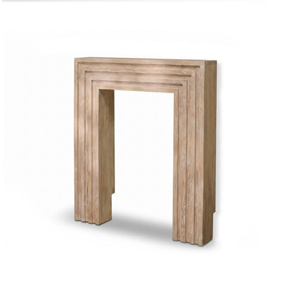 Piper 100cm Fireplace Surround - Chalked Mango Wood