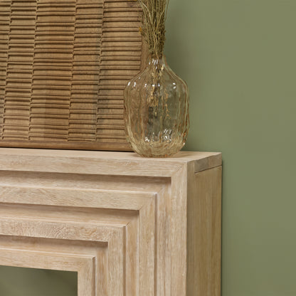 Piper 120cm Fireplace Surround - Chalked Mango Wood - Laura James 