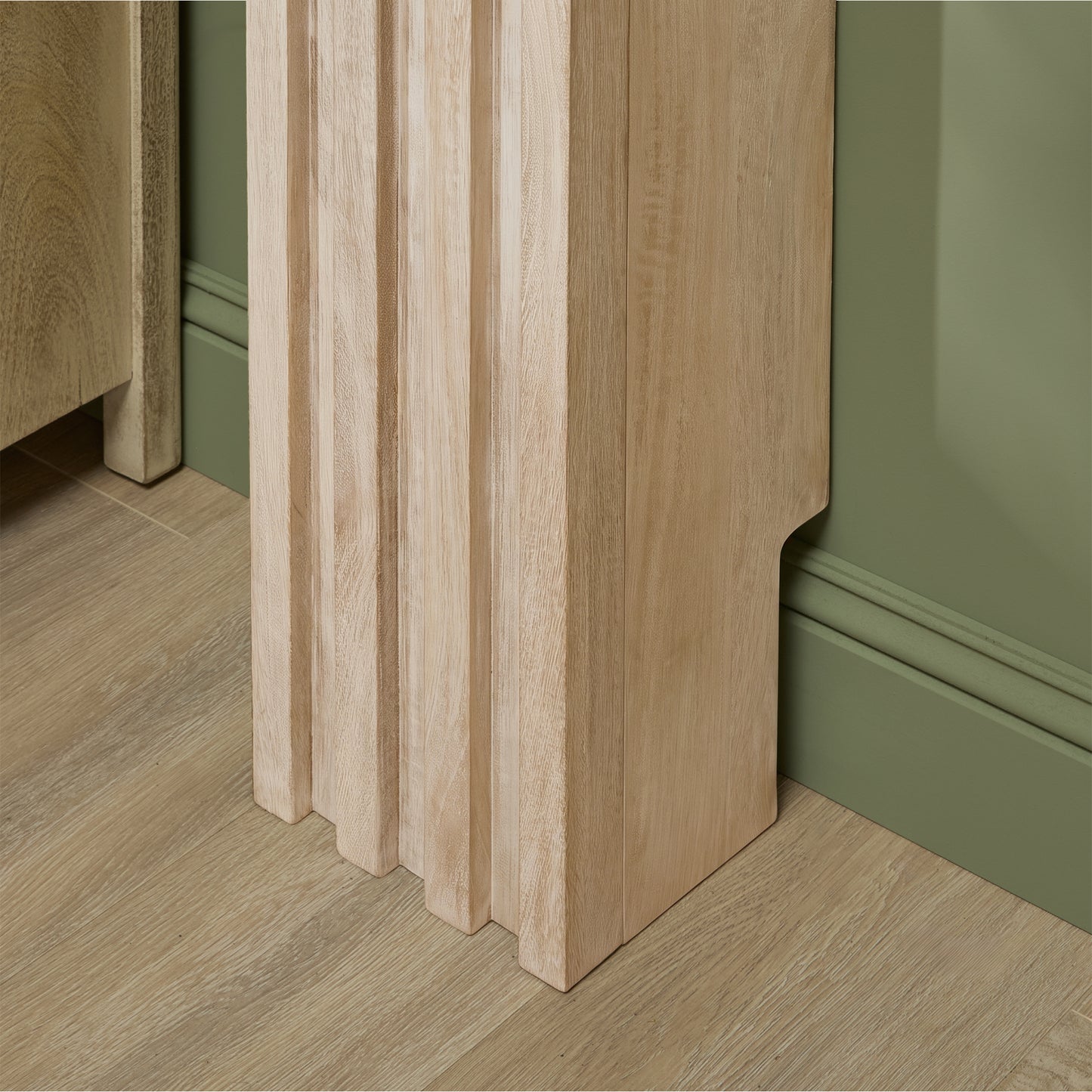 Piper 120cm Fireplace Surround - Chalked Mango Wood - Laura James 