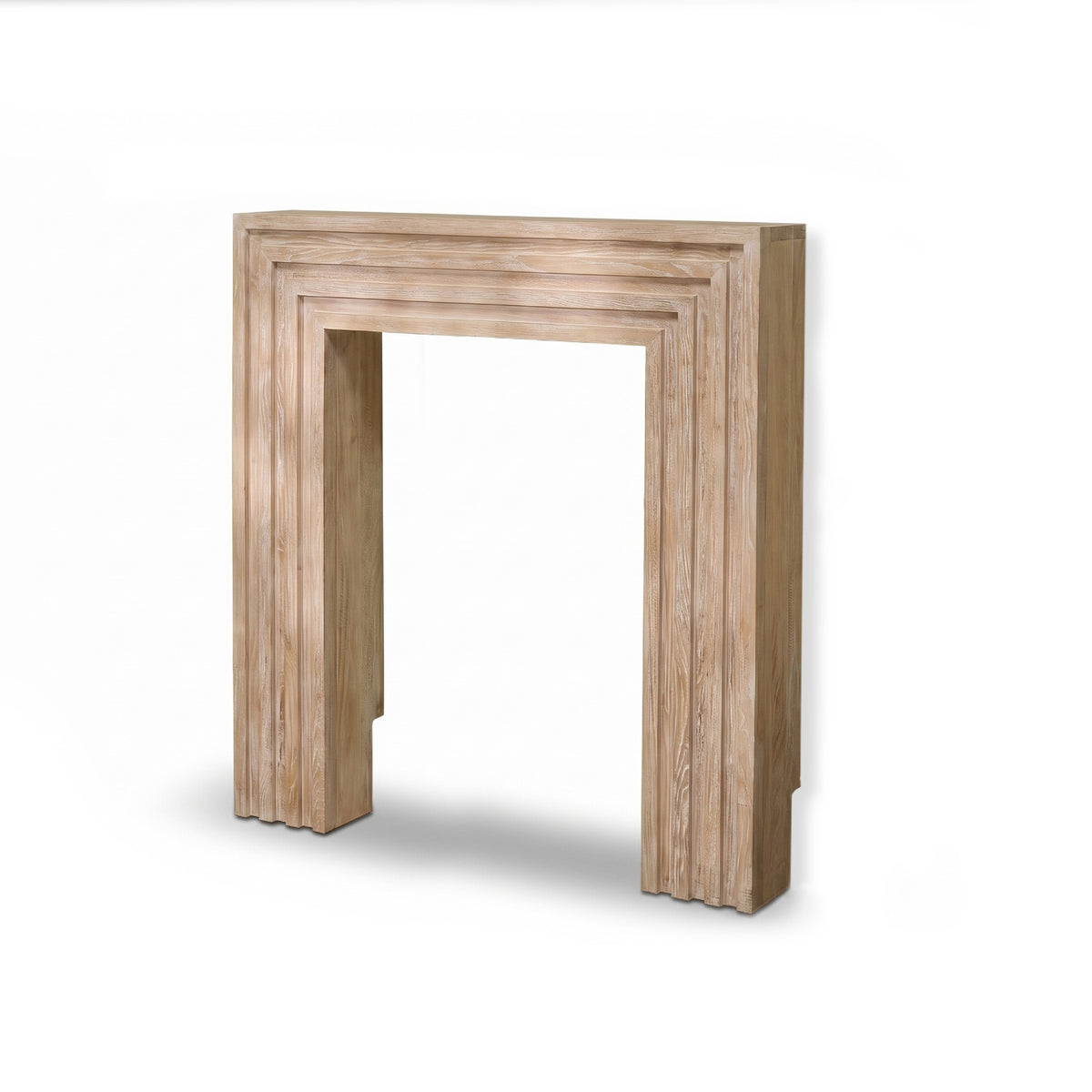 Piper 120cm Fireplace Surround - Chalked Mango Wood