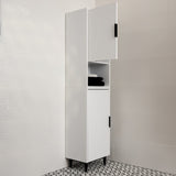 Reva 166cm Tallboy Cabinet, Snow White