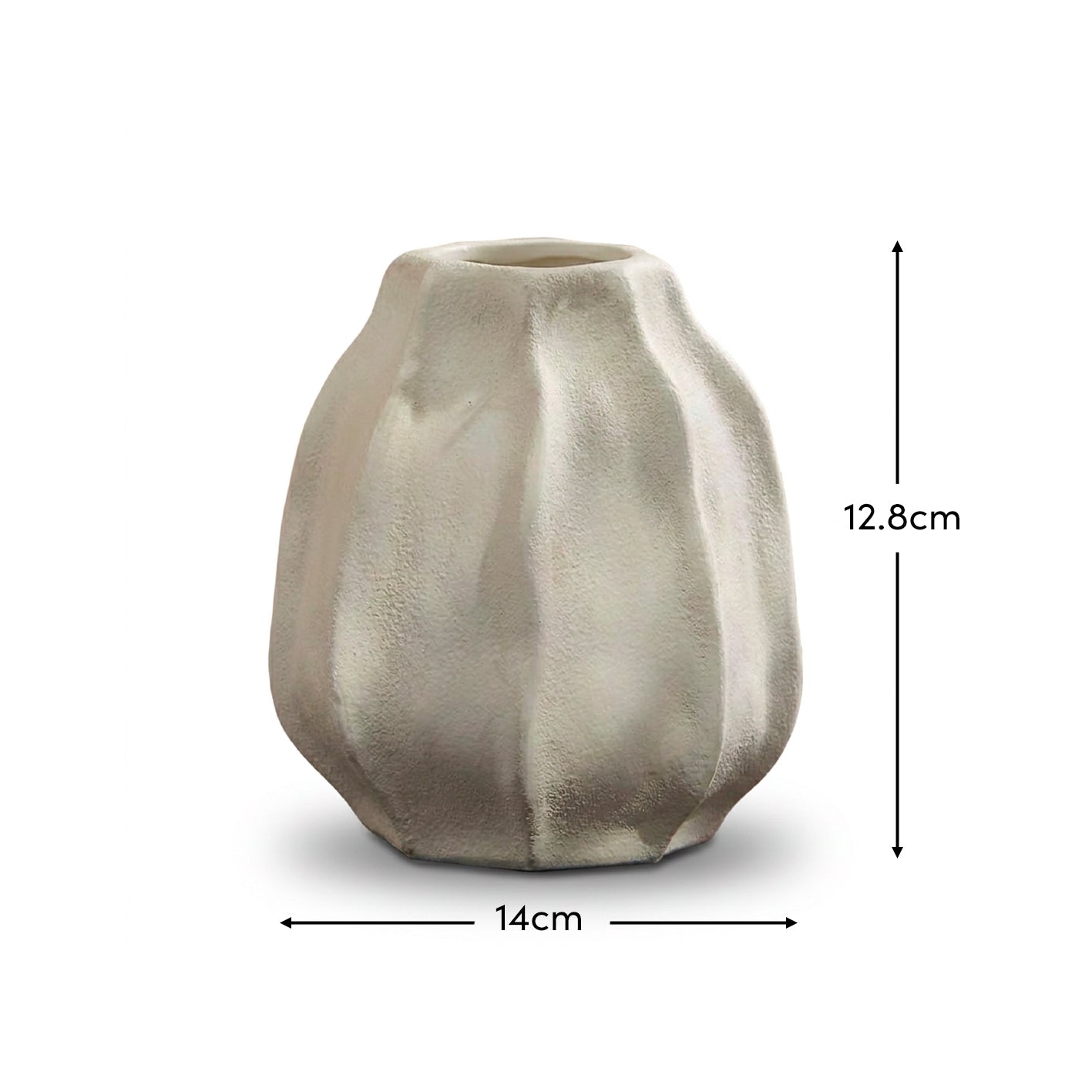 Radford 14cm Ceramic Vase - Driftwood - Laura James 