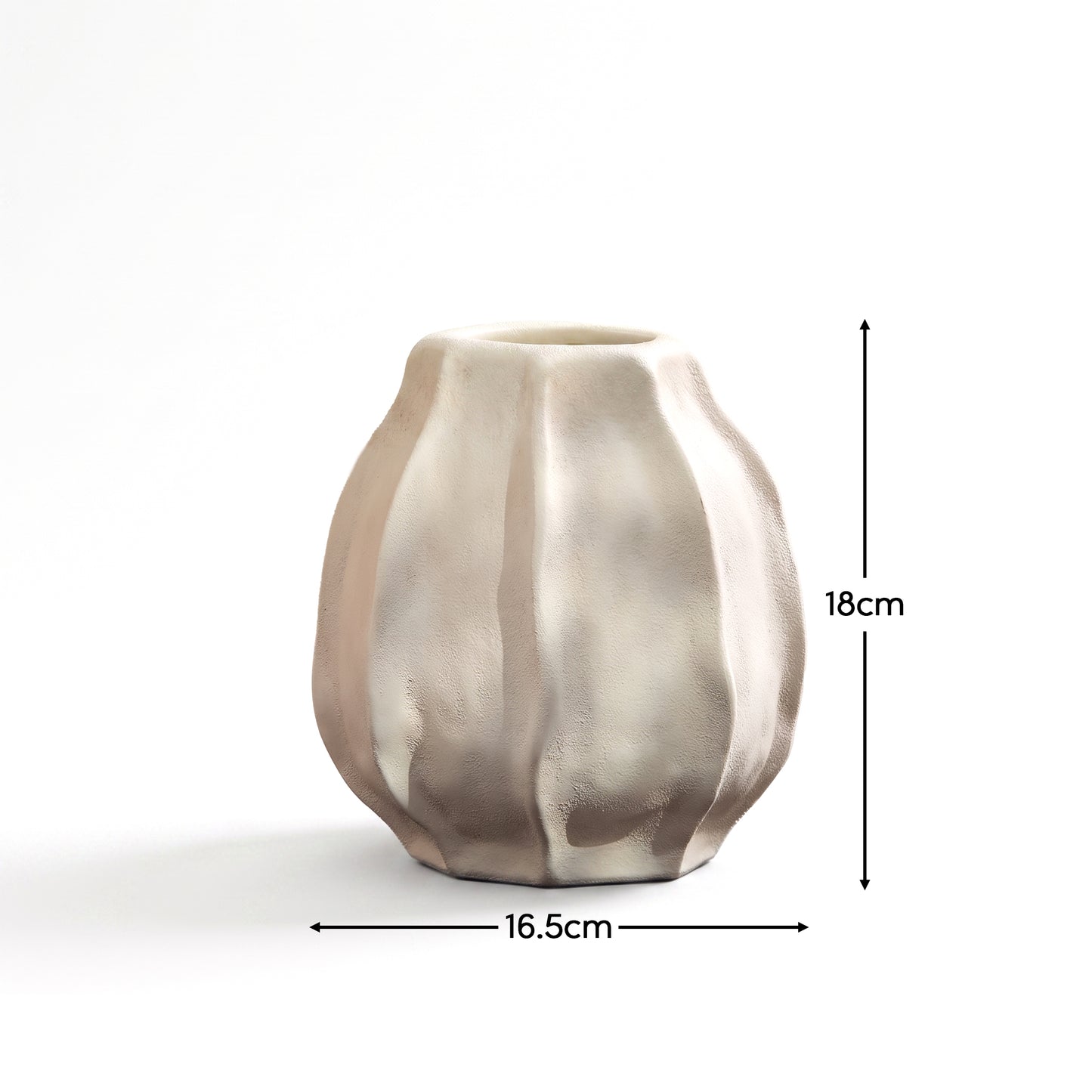 Radford 18cm Ceramic Vase - Driftwood - Laura James 