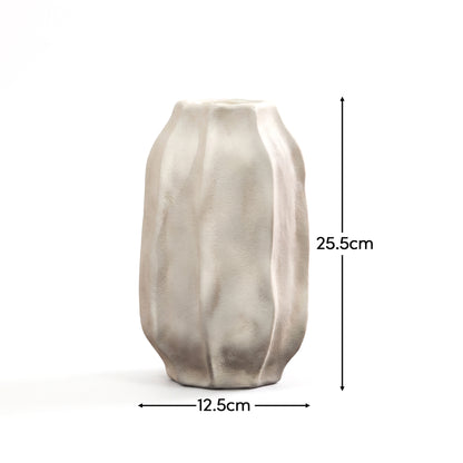 Radford 23cm Ceramic Tall Vase - Driftwood - Laura James 