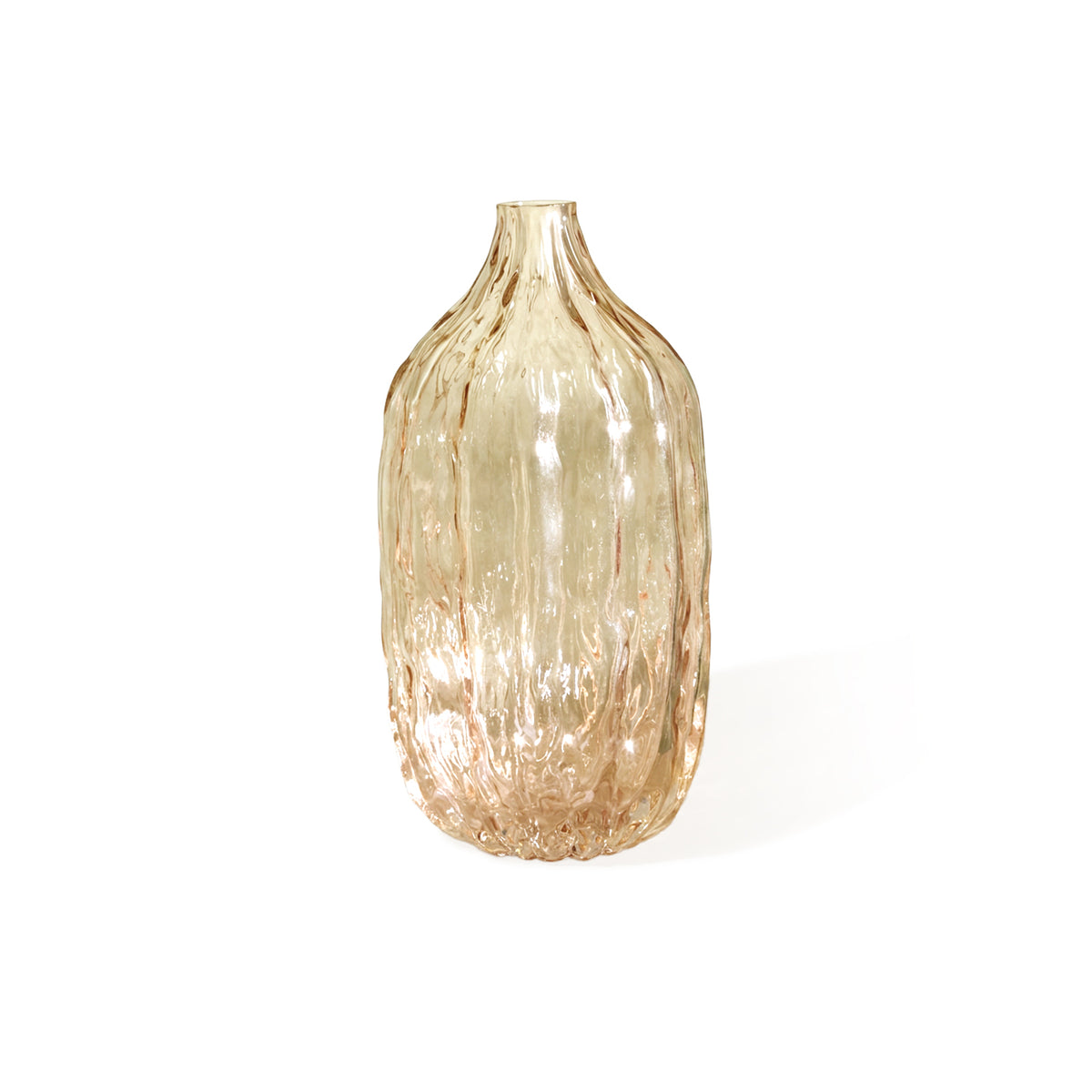 Radford 25cm Glass Vase - Clay - Laura James 