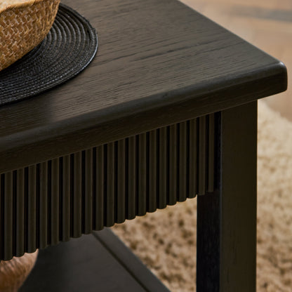 Raleigh Black Oak Coffee Table - Laura James 