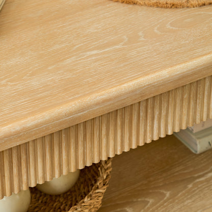 Raleigh Whitewash Coffee Table - Laura James 