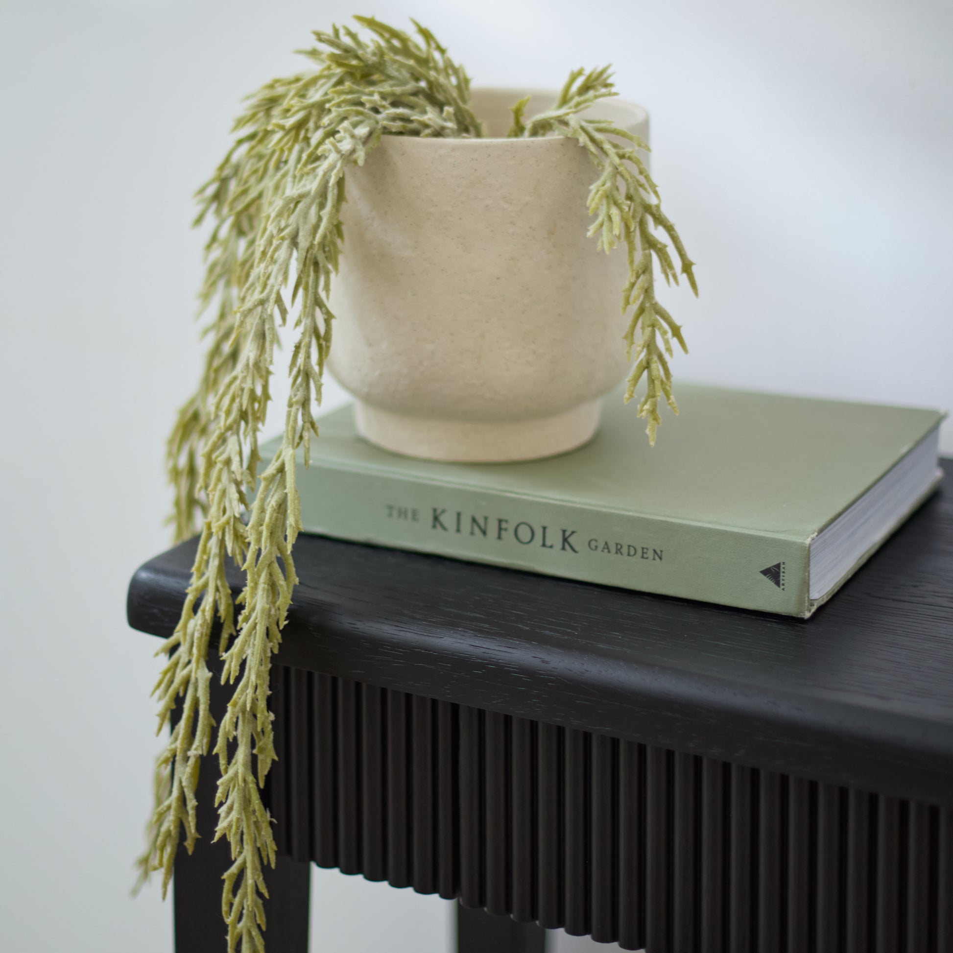 Raleigh Black Oak Console Table - Laura James